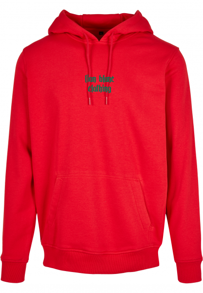 Unisex Red Hoodie // Rose Garden