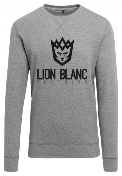 Classic Logo Sweater Men Grau