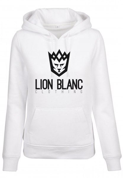 Classic Logo Hoodie Women Weiß