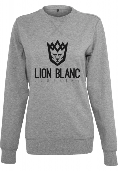 Classic Logo Sweater Women Grau