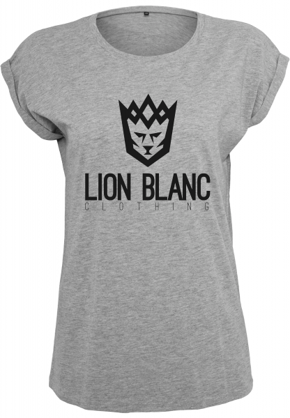 Classic Logo Shirt Women Grau